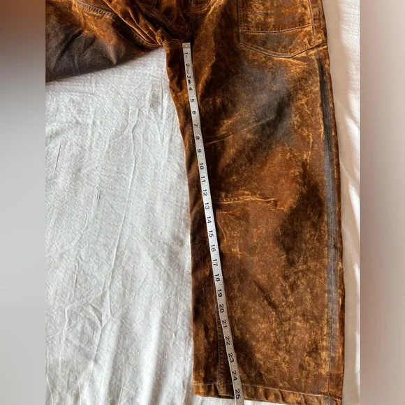 Free People Moxie Burnt Rust Barrel Pants
